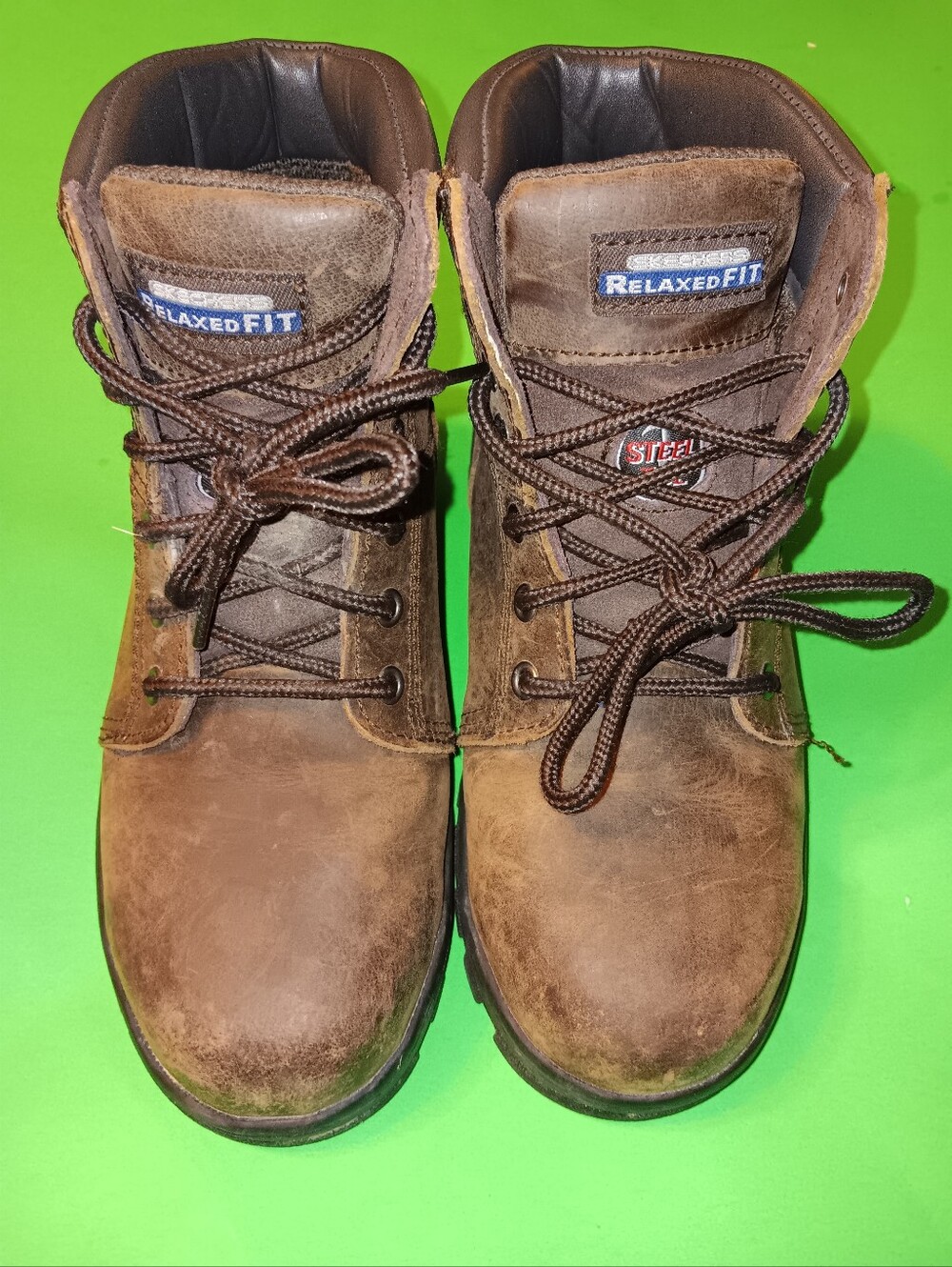 Skechers Steel Toed Safety Work Shoes (ASTM F2412/2413-11) Preowned Men’s Sz 7